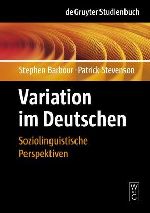 Variation im Deutschen von Barbour,  Stephen, Gebel,  Konstanze, Stevenson,  Patrick