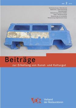 VDR-Beiträge zur Erhaltung von Kunst- und Kulturgut, Heft 2/2013