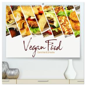 Vegan Food Kalender – Gerichte und Snacks (hochwertiger Premium Wandkalender 2024 DIN A2 quer), Kunstdruck in Hochglanz von Hergenhan,  Georg