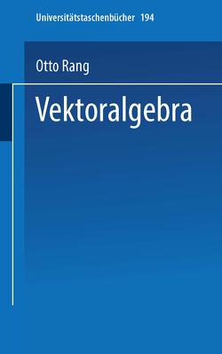 Vektoralgebra von Rang,  Otto