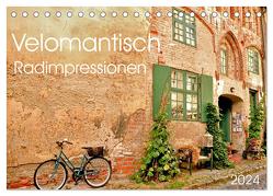 Velomantisch – Radimpressionen (Tischkalender 2024 DIN A5 quer), CALVENDO Monatskalender von Düll,  Sigrun