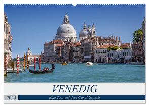 VENEDIG Eine Tour auf dem Canal Grande (Wandkalender 2024 DIN A2 quer), CALVENDO Monatskalender von Viola,  Melanie