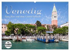 VENEDIG Eine Tour auf dem Canal Grande (Wandkalender 2024 DIN A2 quer), CALVENDO Monatskalender von Viola,  Melanie