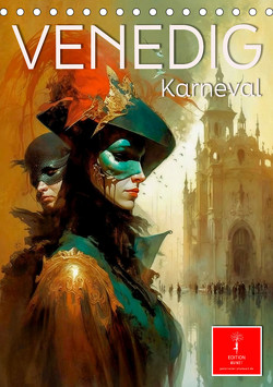 Venedig Karneval (Tischkalender 2024 DIN A5 hoch), CALVENDO Monatskalender von Roder,  Peter