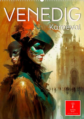 Venedig Karneval (Wandkalender 2024 DIN A2 hoch) von Roder,  Peter