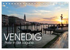 Venedig – Perle in der Lagune (Tischkalender 2024 DIN A5 quer), CALVENDO Monatskalender von Stützle,  Michael