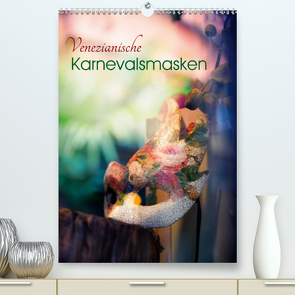 Venezianische Karnevalsmasken (Premium, hochwertiger DIN A2 Wandkalender 2021, Kunstdruck in Hochglanz) von Roshkoff,  Jeanne