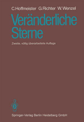 Veränderliche Sterne von Hoffmeister,  C., Richter,  G, Wenzel,  W.