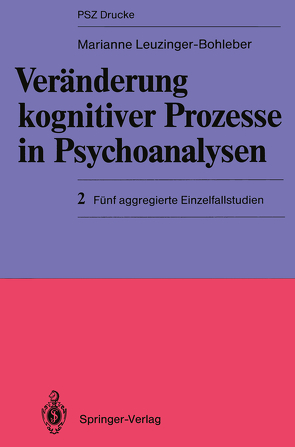 Veränderung kognitiver Prozesse in Psychoanalysen von Leuzinger-Bohleber,  Marianne