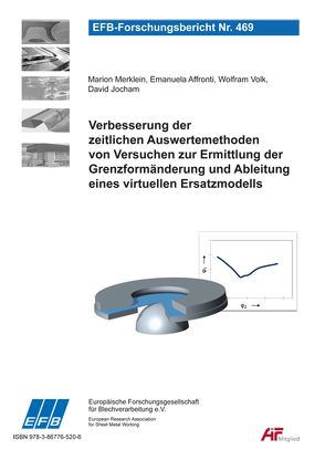 Verbesserung der zeitlichen Auswertemethoden von Versuchen zur Ermittlung der Grenzformänderung und Ableitung eines virtuellen Ersatzmodells von Affronti,  Emanuela, Jocham,  David, Merklein,  Marion, Volk,  Wolfram