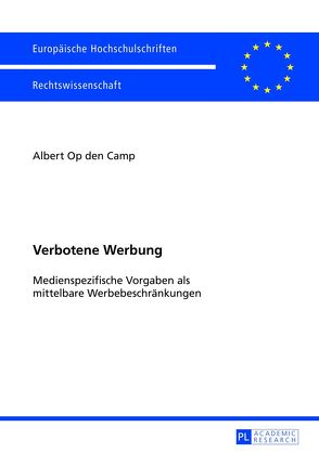 Verbotene Werbung von Op den Camp,  Albert