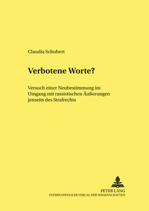 Verbotene Worte? von Schubert,  Claudia