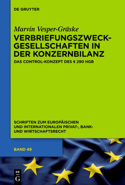 Verbriefungszweckgesellschaften in der Konzernbilanz von Vesper-Gräske,  Marvin