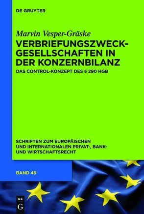 Verbriefungszweckgesellschaften in der Konzernbilanz von Vesper-Gräske,  Marvin