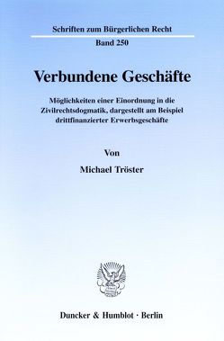 Verbundene Geschäfte. von Tröster,  Michael