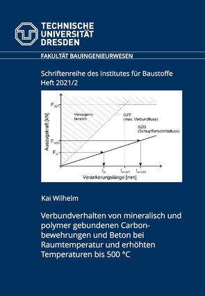 Verbundverhalten von mineralisch und polymer gebundenen Carbonbewehrungen und Beton bei Raumtemperatur und erhöhten Temperaturen bis 500 °C von Wilhelm,  Kai