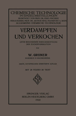 Verdampfen und Verkochen von Greiner,  Woldemar