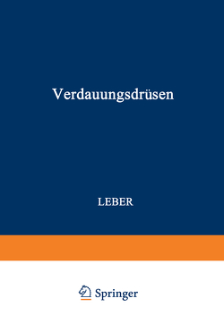 Verdauungsdrüsen von Henke,  Otto, Lubarsch,  Otto