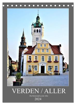 Verden – Aller (Tischkalender 2024 DIN A5 hoch), CALVENDO Monatskalender von Klünder,  Günther