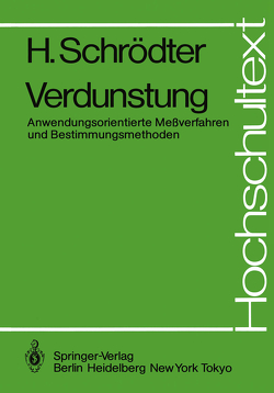 Verdunstung von Schrödter,  Harald