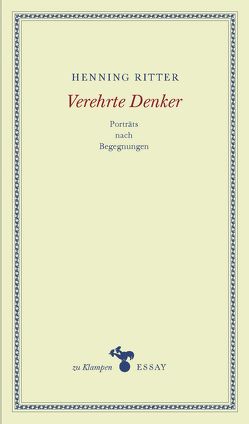 Verehrte Denker von Hamilton,  Anne, Ritter,  Henning