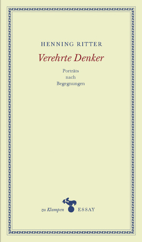 Verehrte Denker von Hamilton,  Anne, Ritter,  Henning