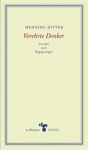 Verehrte Denker von Hamilton,  Anne, Ritter,  Henning