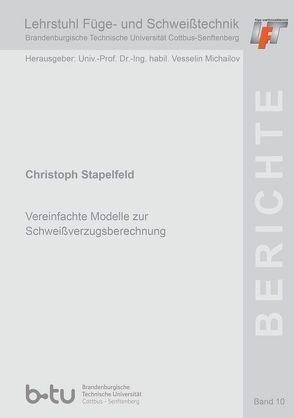 Vereinfachte Modelle zur Schweißverzugsberechnung von Stapelfeld,  Christoph