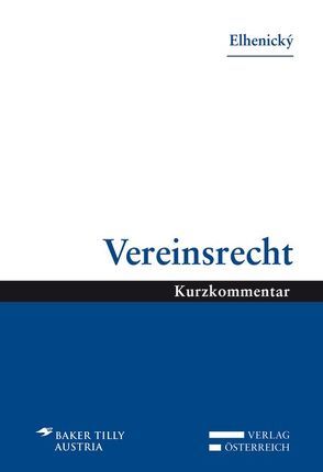 Vereinsrecht von Elhenický,  Richard