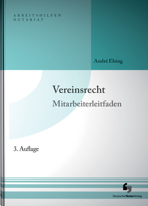 Vereinsrecht inklusive Musterdownload von Elsing,  André