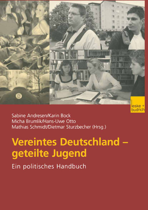 Vereintes Deutschland — geteilte Jugend von Andresen,  Sabine, Bock,  Karin, Brumlik,  Micha, Otto,  Hans-Uwe, Schmidt,  Matthias, Sturzbecher,  Dietmar