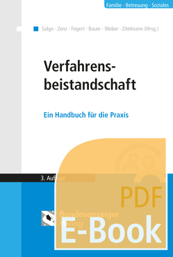 Verfahrensbeistandschaft (E-Book) von Bauer,  Axel, Dürbeck,  Werner, Ehrtmann,  Sabine, Fegert,  Jörg M, Fieseler,  Gerhard, Heilmann,  Stefan, Ivanits,  Natalie, Köhler,  Franziska, Kostka,  Kerima, Maywald,  Jörg, Niestroj,  Hildegard, Rogalla,  Catharina, Salgo,  Ludwig, Schön,  Anja, Schweppe,  Katja, Stötzel,  Manuela, Weber,  Corina, Zenz,  Gisela, Ziegenhain,  Ute, Zitelmann,  Maud, Zwönitzer,  Annabel