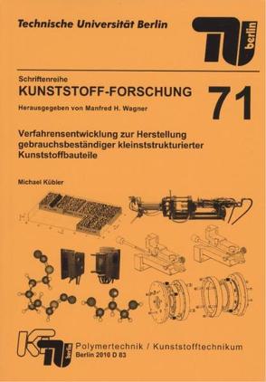 Verfahrensentwicklung zur Herstellung gebrauchsbeständiger kleinststrukturierter Kunststoffbauteile von Kübler,  Michael, Wagner,  Manfred H.