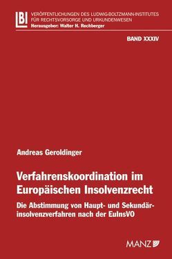 Verfahrenskoordination im Europäischen Insolvenzrecht von Geroldinger,  Andreas