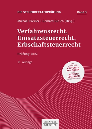 Verfahrensrecht, Umsatzsteuerrecht, Erbschaftsteuerrecht von Girlich,  Gerhard, Preißer,  Michael