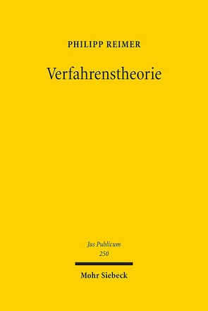 Verfahrenstheorie von Reimer,  Philipp