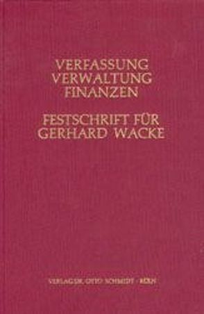 Verfassung – Verwaltung – Finanzen von Tipke,  Klaus, Vogel,  Klaus