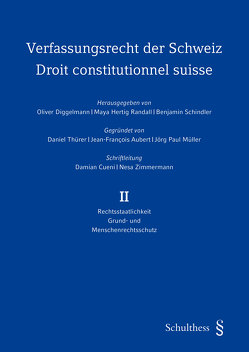 Verfassungsrecht der Schweiz / Droit constitutionnel suisse (PrintPlu§) von Diggelmann,  Oliver, Hertig Randall,  Maya, Schindler,  Benjamin