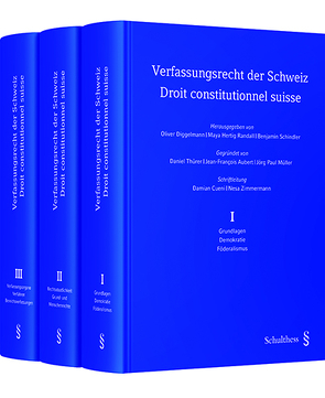 Verfassungsrecht der Schweiz / Droit constitutionnel suisse von Diggelmann,  Oliver, Hertig Randall,  Maya, Schindler,  Benjamin