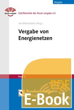 Vergabe von Energienetzen (E-Book) von Lau,  Niels