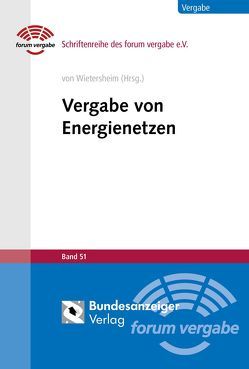 Vergabe von Energienetzen von Lau,  Niels