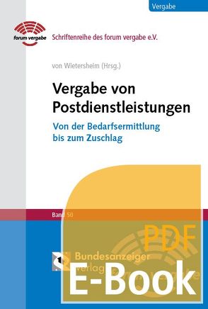 Vergabe von Postdienstleistungen (E-Book) von Wietersheim,  Mark von