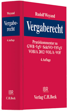 Vergaberecht von Weyand,  Rudolf