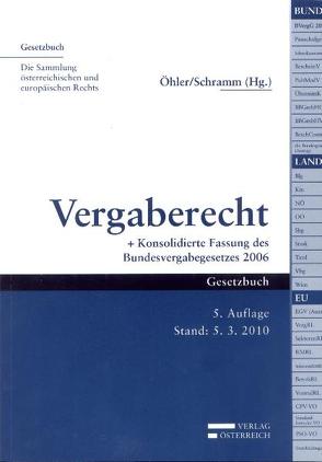 Vergaberecht von Öhler,  Matthias, Schramm,  Johannes