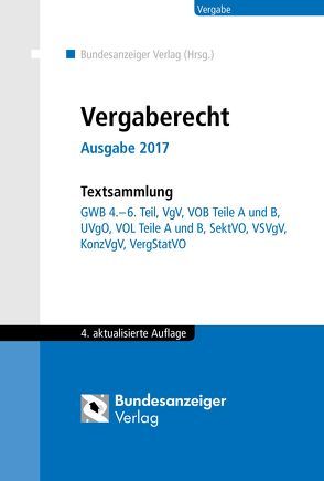 Vergaberecht – Ausgabe 2017