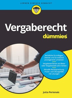 Vergaberecht für Dummies von Pertenais,  Jutta