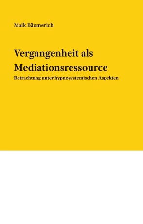 Vergangenheit als Mediationsressource von Bäumerich,  Maik