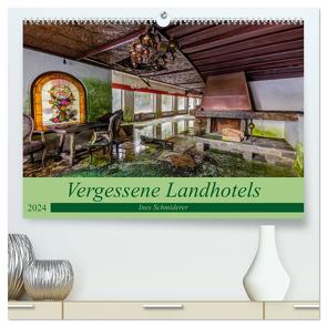 Vergessene Landhotels (hochwertiger Premium Wandkalender 2024 DIN A2 quer), Kunstdruck in Hochglanz von Schmiderer,  Ines