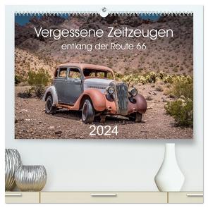 Vergessene Zeitzeugen entlang der Route 66 (hochwertiger Premium Wandkalender 2024 DIN A2 quer), Kunstdruck in Hochglanz von Brückmann,  Michael