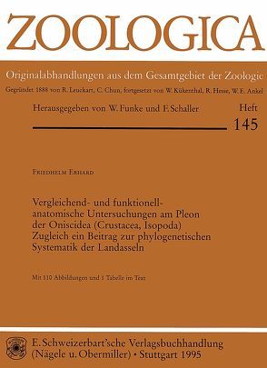 Vergleichend- und funktionell-anatomische Untersuchungen am Pleon der Oniscidea (Crustacea, Isopoda) von Erhard,  Friedhelm